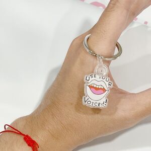Acrylic keychain ​